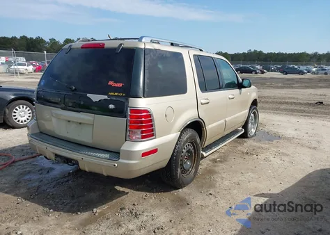 2004 Mercury Mountaineer из США, поврежденный, VIN 4M2DU86W54UJ07392
